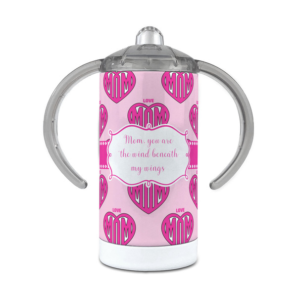 Custom Love You Mom 12 oz Stainless Steel Sippy Cup