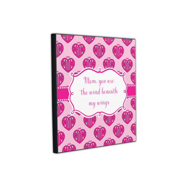 Love You Mom 12x12 Wood Print - Angle View