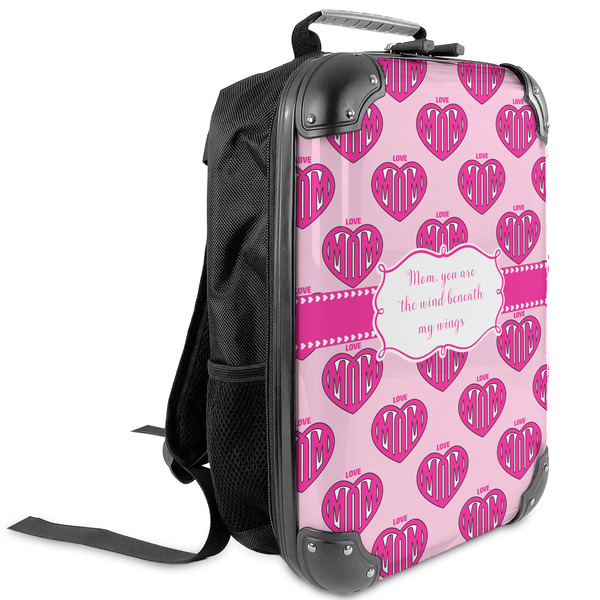 Custom Love You Mom Kids Hard Shell Backpack