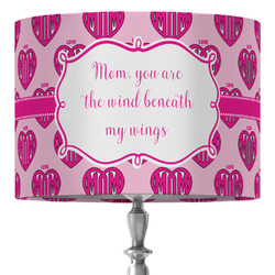 Love You Mom 16" Drum Lamp Shade - Fabric