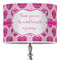 Love You Mom 16" Drum Lampshade - ON STAND (Poly Film)