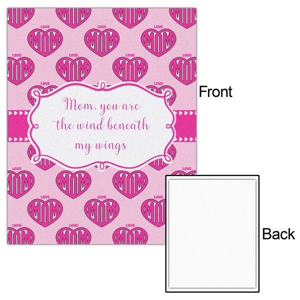 Love You Mom 16x20 - Matte Poster - Front & Back