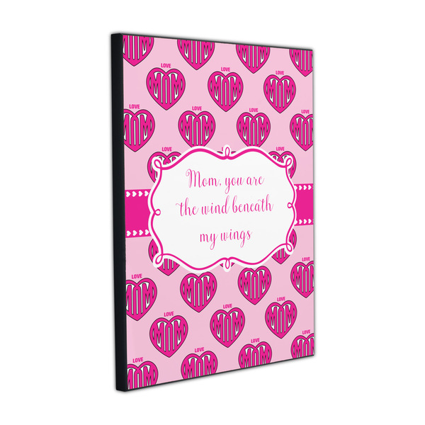 Love You Mom 16x20 Wood Print - Angle View