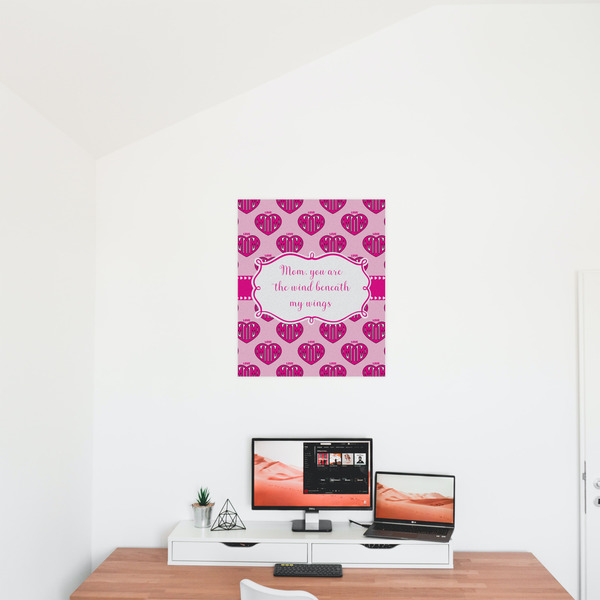 Love You Mom 20x24 - Matte Poster - On the Wall