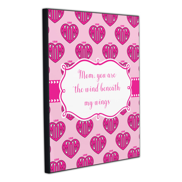 Love You Mom 20x24 Wood Print - Angle View