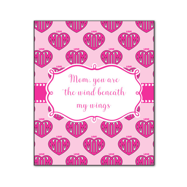 Love You Mom 20x24 Wood Print - Front View