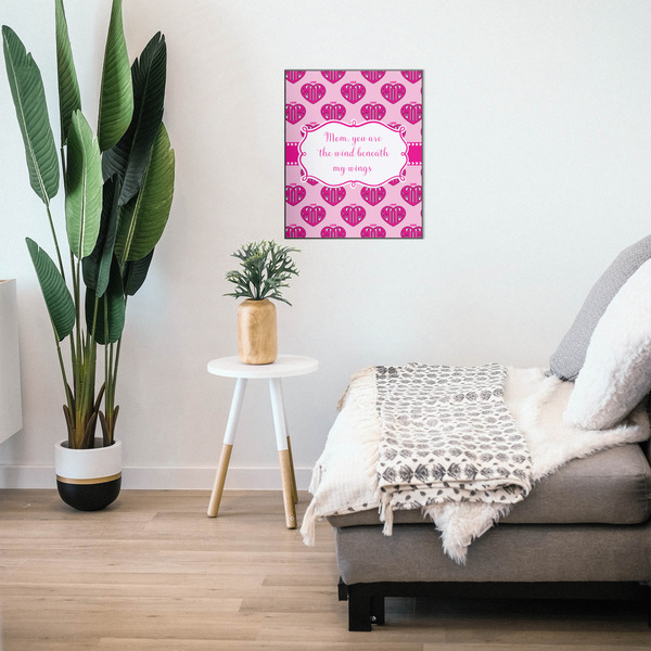 Love You Mom 20x24 Wood Print - In Context