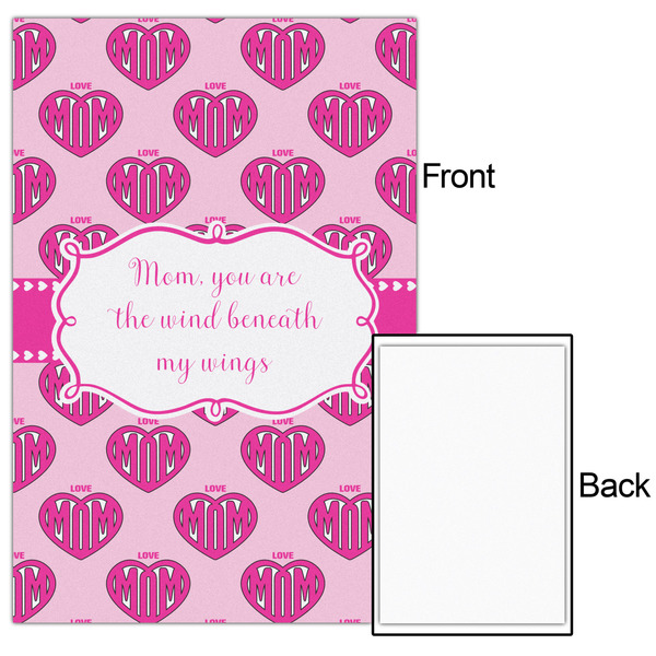 Love You Mom 20x30 - Matte Poster - Front & Back