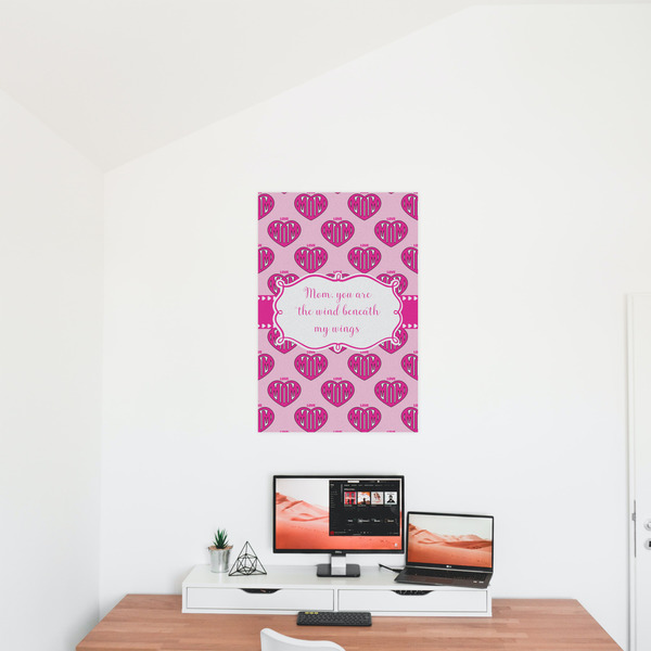 Love You Mom 20x30 - Matte Poster - On the Wall