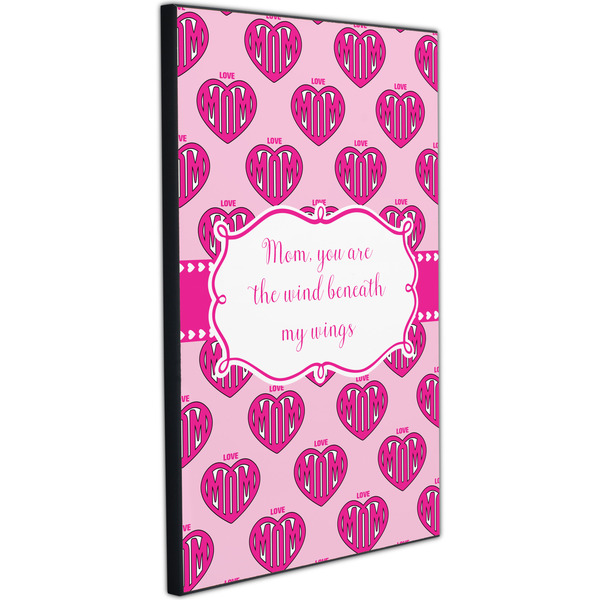 Love You Mom 20x30 Wood Print - Angle View