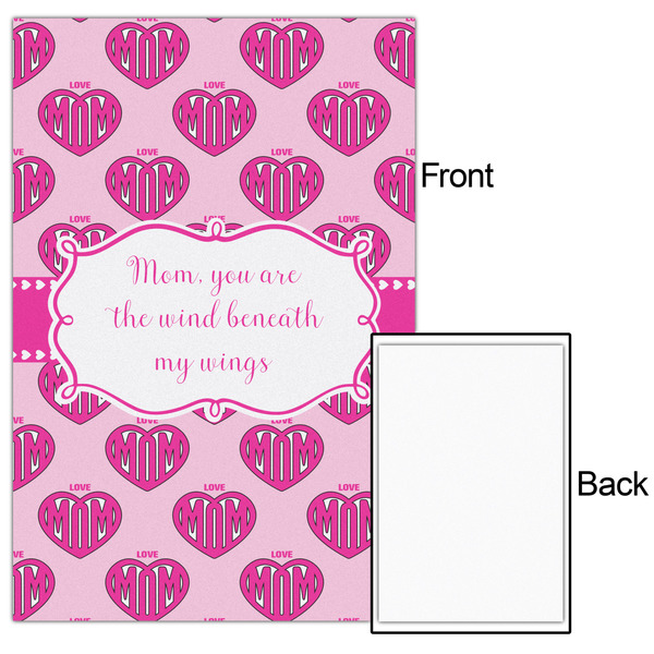 Love You Mom 24x36 - Matte Poster - Front & Back