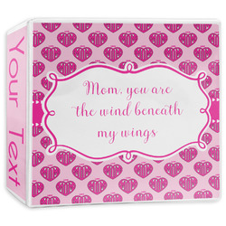 Love You Mom 3-Ring Binder - 3 inch