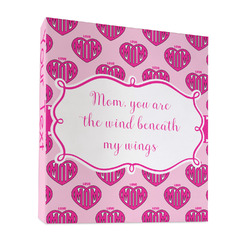 Love You Mom 3 Ring Binder - Full Wrap - 1"