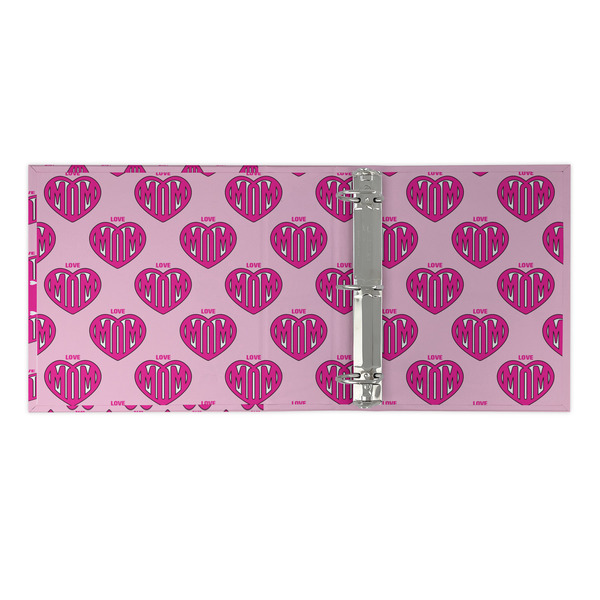 Love You Mom 3 Ring Binders - Full Wrap - 2" - OPEN INSIDE