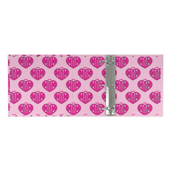 Love You Mom 3 Ring Binders - Full Wrap - 3" - OPEN INSIDE