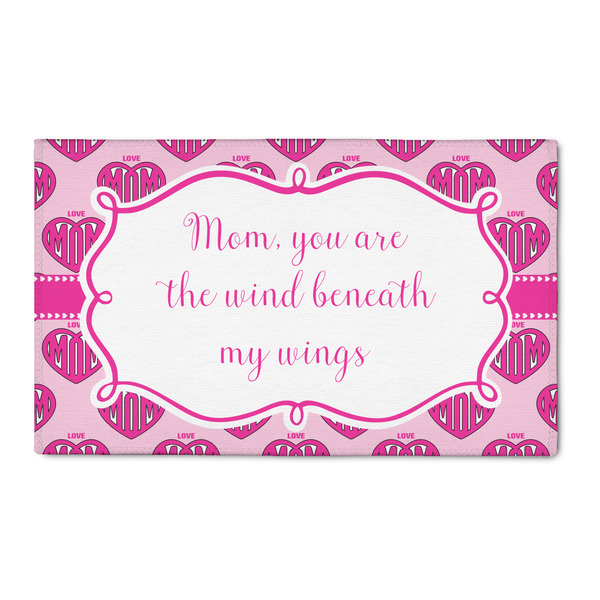 Custom Love You Mom 3' x 5' Indoor Area Rug
