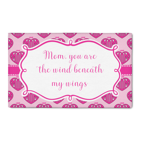 Custom Love You Mom 3' x 5' Patio Rug