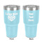 Love You Mom 30 oz Stainless Steel Tumbler - Teal - Double-Sided