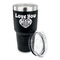Love You Mom 30 oz Stainless Steel Ringneck Tumblers - Black - LID OFF