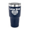 Love You Mom 30 oz Stainless Steel Ringneck Tumblers - Navy - FRONT