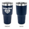 Love You Mom 30 oz Stainless Steel Ringneck Tumblers - Navy - Single Sided - APPROVAL