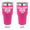 Love You Mom 30 oz Stainless Steel Tumbler - Pink - Double Sided