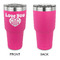 Love You Mom 30 oz Stainless Steel Ringneck Tumblers - Pink - Single Sided - APPROVAL