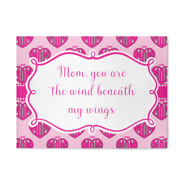 Custom Love You Mom 5' x 7' Patio Rug