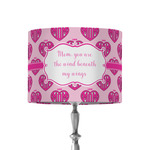 Love You Mom 8" Drum Lamp Shade - Fabric