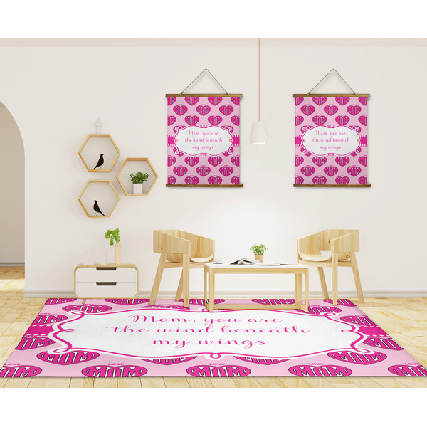 Love You Mom 8'x10' Indoor Area Rugs - IN CONTEXT