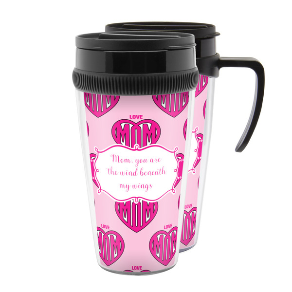 Custom Love You Mom Acrylic Travel Mug