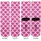 Love You Mom Adult Crew Socks - Double Pair - Front and Back - Apvl