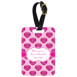 Love You Mom Metal Luggage Tag
