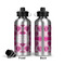 Love You Mom Aluminum Water Bottle - Front and Back