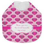Love You Mom Jersey Knit Baby Bib