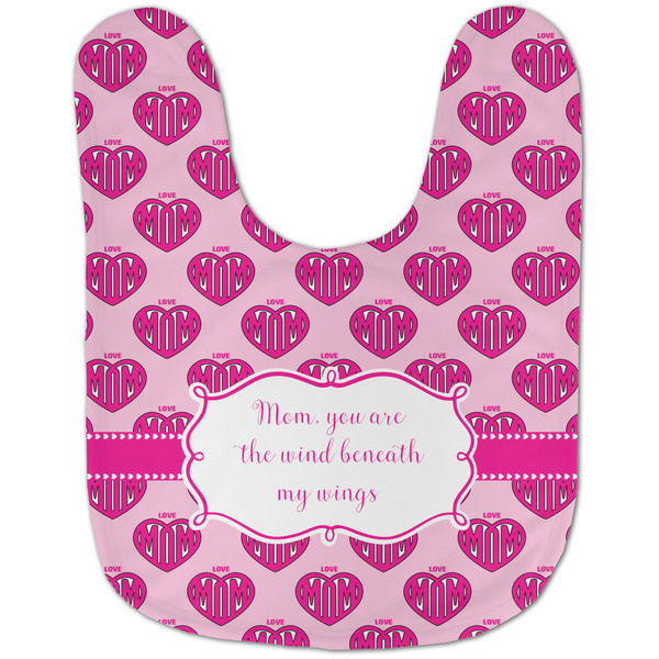 Love You Mom Baby Bib - AFT flat