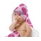 Love You Mom Baby Hooded Towel on Child