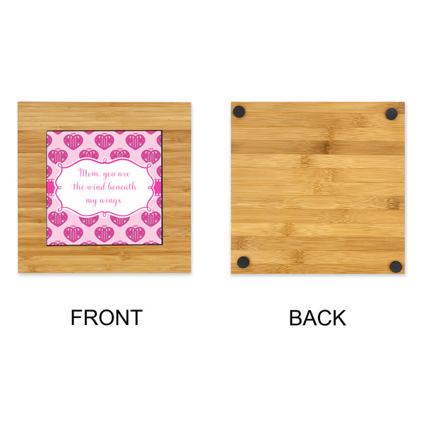 Love You Mom Bamboo Trivet with 6" Tile - APPROVAL