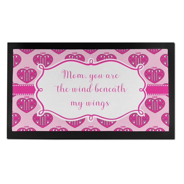 Love You Mom Bar Mat - Small - FRONT