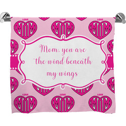Love You Mom Bath Towel