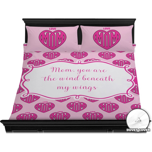 Love You Mom Bedding Set (King) - Duvet