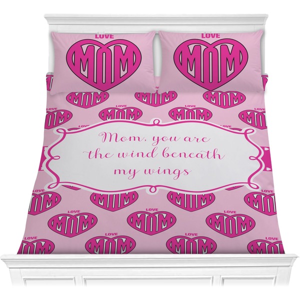 Custom Love You Mom Comforters
