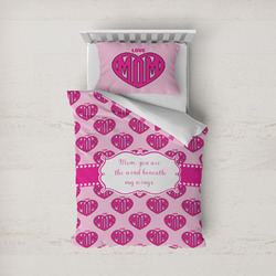 Love You Mom Duvet Cover Set - Twin