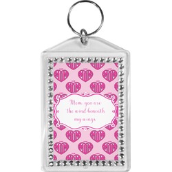 Love You Mom Bling Keychain