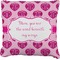 Love You Mom Faux-Linen Throw Pillow 20"