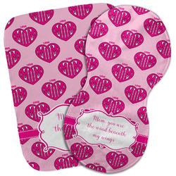 Love You Mom Burp Cloth