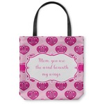 Love You Mom Canvas Tote Bag - Large - 18"x18"