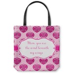 Love You Mom Canvas Tote Bag - Medium - 16"x16"