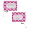 Love You Mom Car Flag - 11" x 8" - Front & Back View