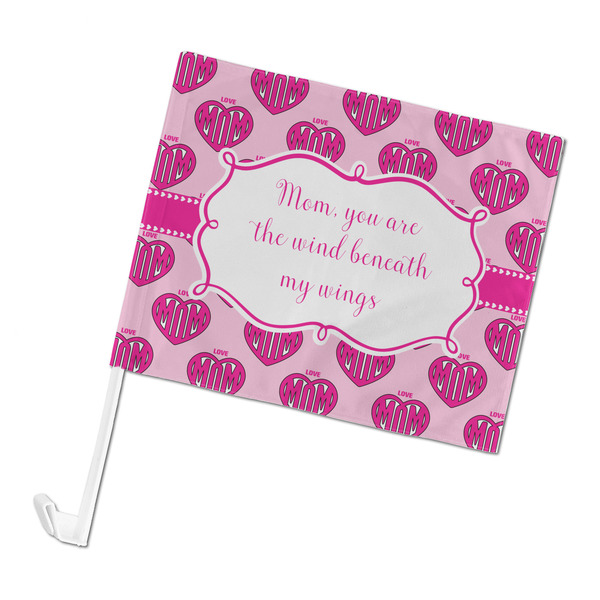 Custom Love You Mom Car Flag - Large